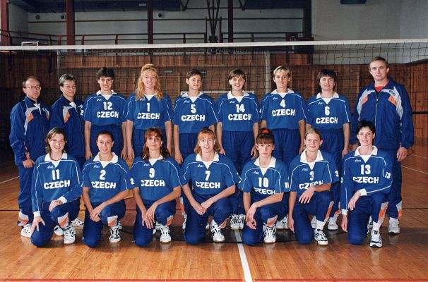 Bronzové volejbalistky ČR z ME 1997 v Brně